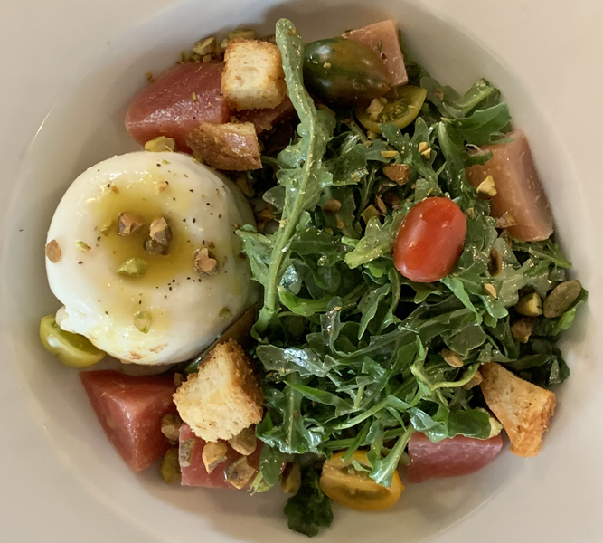 Burrata, Roasted Beet & Arugula Salad